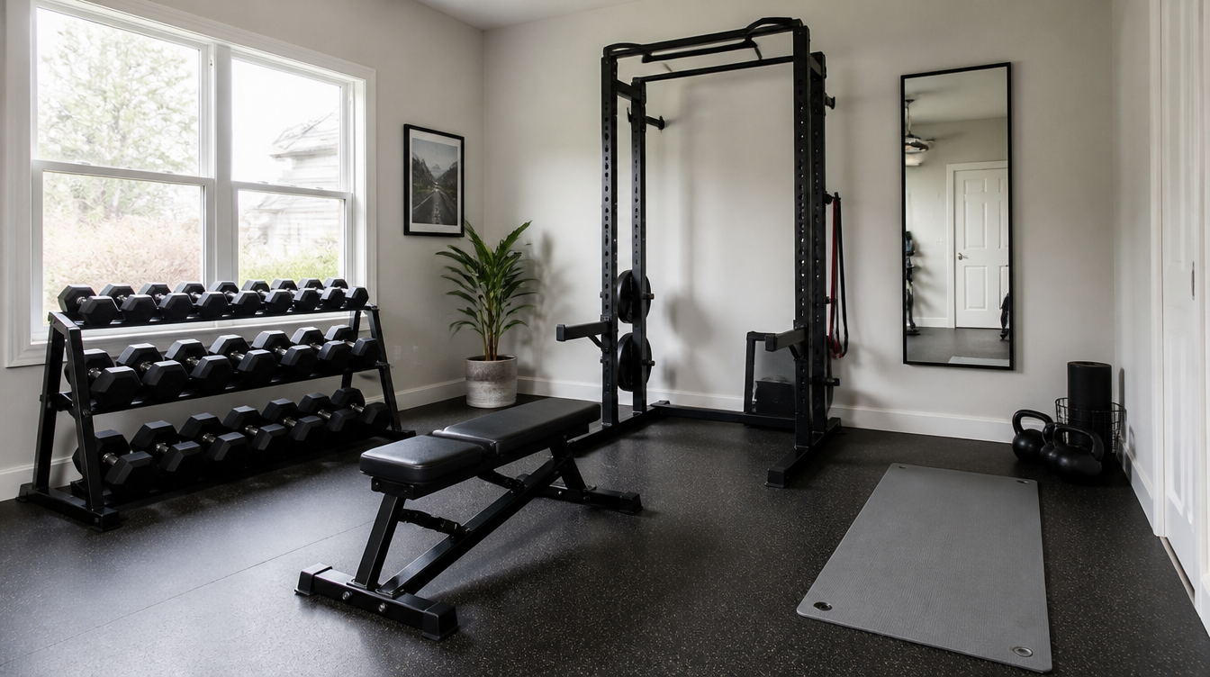 Gym training space